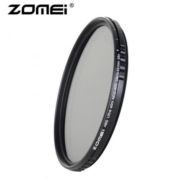 Фото Светофильтры, Нейтрально-серые фильтры ND с переменной плотностью, Нейтрально-серые светофильтры ND с переменной плотностью 82 мм Нейтрально-серый светофильтр ZOMEI с переменной плотностью 82 мм ABS ULTRA SLIM ND2 - ND400