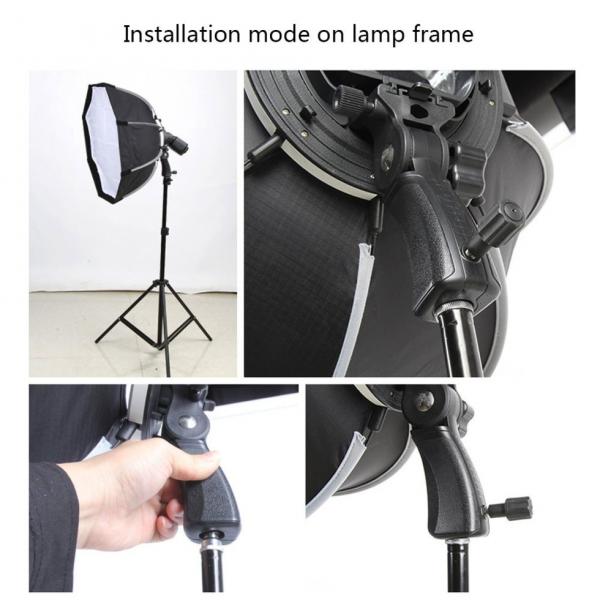 Фото Оборудование для фото студий, мини - студии, Софтбоксы, рассеиватели, диффузоры Софтбокс, рассеиватель, диффузор, октобокс Triopo - KS90 для накамерной вспышки - 90 см