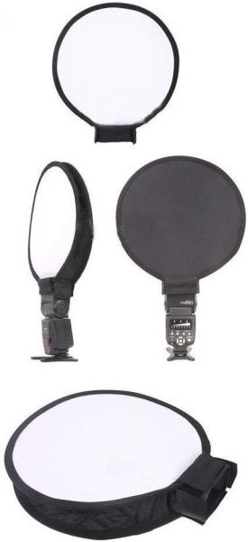 Фото Вспышки и аксеcсуары к ним, Софтбоксы (softbox) - рассеиватели Круглый софтбокс, рассеиватель, диффузор (Softbox) для вспышек 40 см
