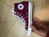 Кеди Converse All Star вишневі високі.