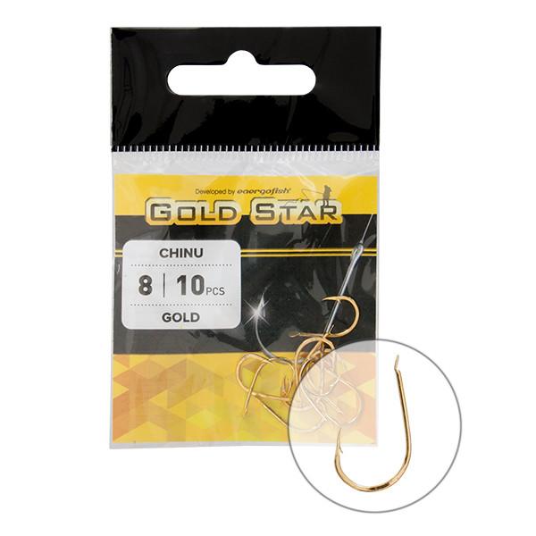 Фото  Крючок GS Chinu Gold 1 10шт /уп