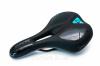 Седло женское с отверстием Memory foam 280*170 DDK DDK-3153MF (черный с голубым)