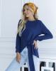 Блузы ISSA PLUS 12123  M синий