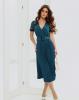 Платья ISSA PLUS 11532  L бирюзовый