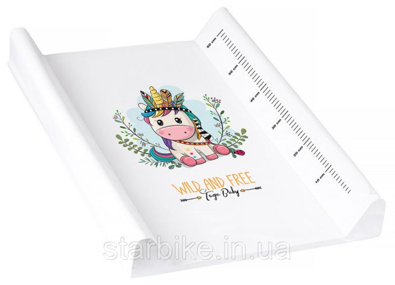 Пеленальная доска Tega Wild & Free Unicorn DZ-009 103 white