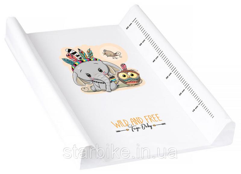 Пеленальная доска Tega Wild & Free Little Elephant DZ-009 103 white