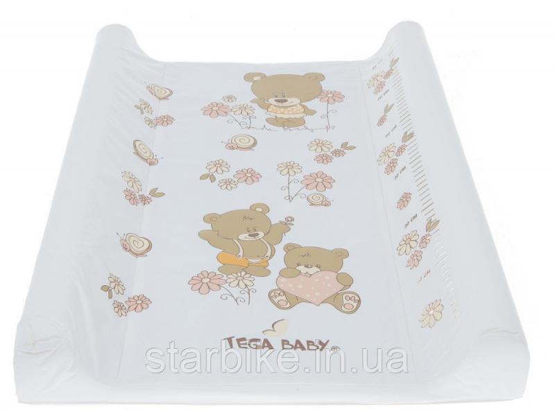 Пеленальная доска Tega Teddy Bear MS-009 118 white pearl