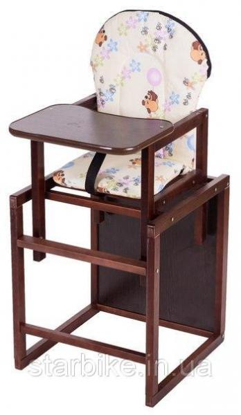 Стульчик- трансформер Babyroom Карапуз-120 тонированный МДФ столешница  бежевый (винни пух)