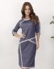 Платья ISSA PLUS 12177  L синий