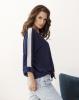  Блузы ISSA PLUS SA-39  L темно-синий Блузки и туники женские в Украине