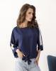 Блузы ISSA PLUS SA-39  XL темно-синий