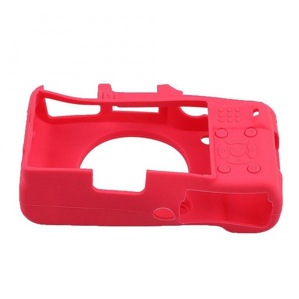 Фото Сумки, футляры, чехлы для камер и объективов, Силиконовые чехлы-футляры для фотоаппаратов, Силиконовые чехлы для фотоаппаратов Fuji Защитный силиконовый чехол для фотоаппаратов FujiFilm XA2, XA1, XM1, XM2 - красный