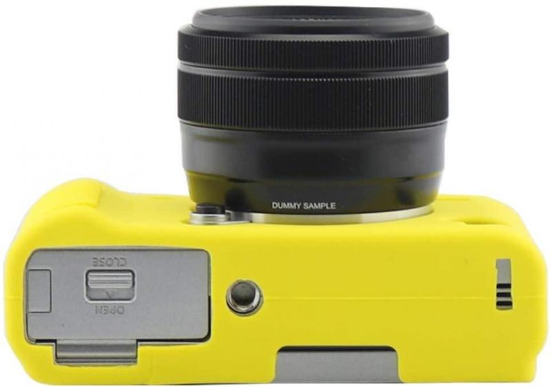 Фото Сумки, футляры, чехлы для камер и объективов, Силиконовые чехлы-футляры для фотоаппаратов, Силиконовые чехлы для фотоаппаратов Fuji Защитный силиконовый чехол для фотоаппаратов FujiFilm X-A3, X-A10 X-A20 X-A5 - желтый