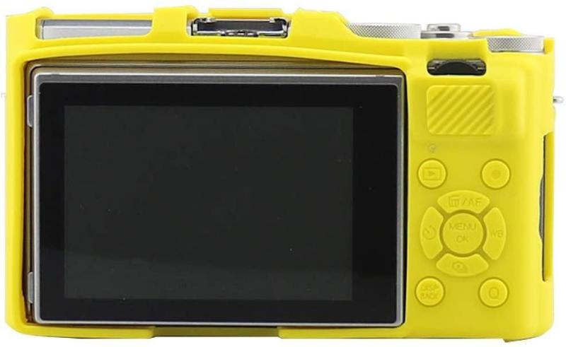 Фото Сумки, футляры, чехлы для камер и объективов, Силиконовые чехлы-футляры для фотоаппаратов, Силиконовые чехлы для фотоаппаратов Fuji Защитный силиконовый чехол для фотоаппаратов FujiFilm X-A3, X-A10 X-A20 X-A5 - желтый