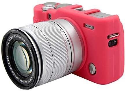 Фото Сумки, футляры, чехлы для камер и объективов, Силиконовые чехлы-футляры для фотоаппаратов, Силиконовые чехлы для фотоаппаратов Fuji Защитный силиконовый чехол для фотоаппаратов FujiFilm X-A3, X-A10 X-A20 X-A5 - красный