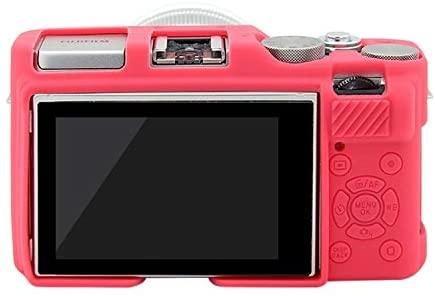 Фото Сумки, футляры, чехлы для камер и объективов, Силиконовые чехлы-футляры для фотоаппаратов, Силиконовые чехлы для фотоаппаратов Fuji Защитный силиконовый чехол для фотоаппаратов FujiFilm X-A3, X-A10 X-A20 X-A5 - красный