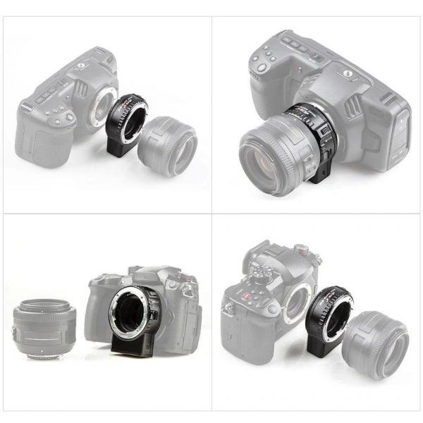 Фото Адаптеры - переходники, Адаптеры для фотокамер PANASONIC Адаптер Viltrox NF-M1 для объектива F-mount на байонет Micro 4/3 (Nikon F - Micro 4/3) (Panasonic, Olympus)