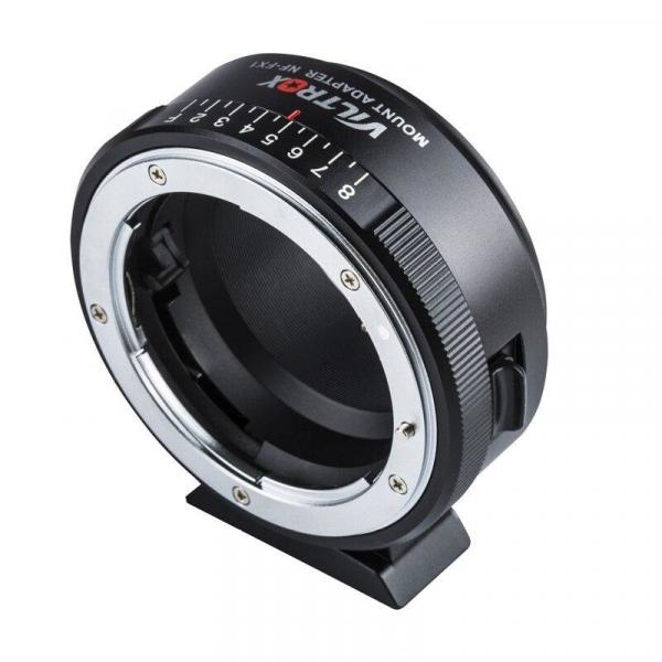 Фото Адаптеры - переходники, Адаптеры для фотокамер FujiFilm Адаптер Viltrox NF-FX1 для Nikon F на байонет FujiFilm FX-mount (Nikon F - Fuji FX) - мануальный