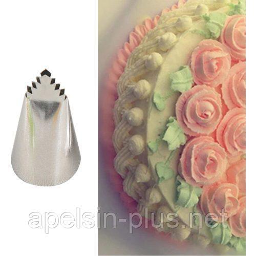 Фото  Насадка кондитерская для крема Листик фигурный № 95