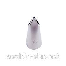 Фото  Насадка кондитерская для крема Листик фигурный № 95