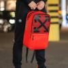Стильный городской рюкзак OFF WHITE, оф вайт. Красный