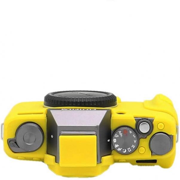 Фото Сумки, футляры, чехлы для камер и объективов, Силиконовые чехлы-футляры для фотоаппаратов, Силиконовые чехлы для фотоаппаратов Fuji Защитный силиконовый чехол для фотоаппаратов FujiFilm X-T100 - желтый