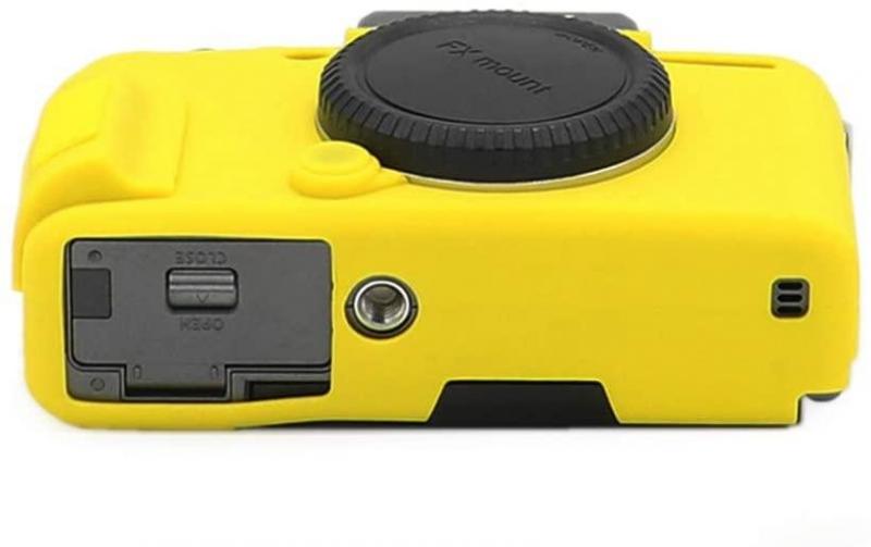 Фото Сумки, футляры, чехлы для камер и объективов, Силиконовые чехлы-футляры для фотоаппаратов, Силиконовые чехлы для фотоаппаратов Fuji Защитный силиконовый чехол для фотоаппаратов FujiFilm X-T100 - желтый