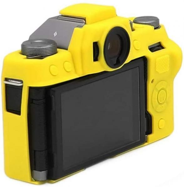 Фото Сумки, футляры, чехлы для камер и объективов, Силиконовые чехлы-футляры для фотоаппаратов, Силиконовые чехлы для фотоаппаратов Fuji Защитный силиконовый чехол для фотоаппаратов FujiFilm X-T100 - желтый