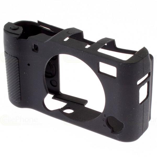 Фото Сумки, футляры, чехлы для камер и объективов, Силиконовые чехлы-футляры для фотоаппаратов, Силиконовые чехлы для фотоаппаратов Fuji Защитный силиконовый чехол для фотоаппаратов FujiFilm X-A5, X-A10 - желтый