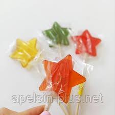 Фото  Молд силиконовый для мастики, шоколада и леденцов Звезды  6,0 см и 7,0 см, глубина 0,5 см