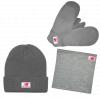  Зимний комплект Jack Wolfskin чёрный Женские перчатки в Украине