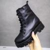 Женские Ботинки под бренд Цвет -Черный Материал - нат.кожа