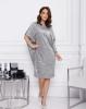Платья ISSA PLUS 12385  S серый