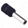 Наконечник кабельный штыревой втулочный с изоляцией 4мм.кв черный 100шт