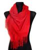 Однотонный палантин Мариана 185*70 красный