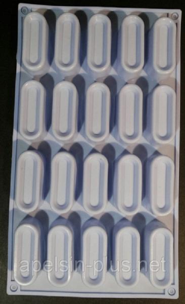 Фото  Силиконовая форма для выпечки и муссовых десертов на 20 ячеек