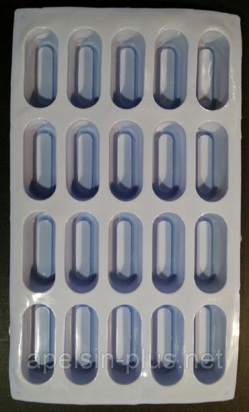 Фото  Силиконовая форма для выпечки и муссовых десертов на 20 ячеек