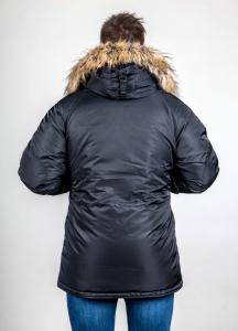 Фото  Зимова Аляска N-3B Olymp 2018 — Slim Fit, Black