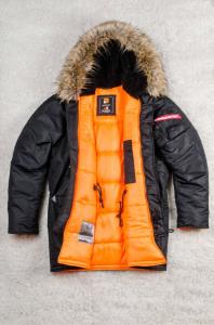 Фото  Зимова Аляска N-3B Olymp 2018 — Slim Fit, Black