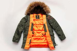Фото  Аляска N-3B Olymp 2018 - Old School, Slim Fit, Khaki