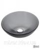  Kraus ( США ) Стеклянный умывальник Frosted Black GV-104FR-12 черный мат, 42 см Раковины, умывальники и пьедесталы в Украине
