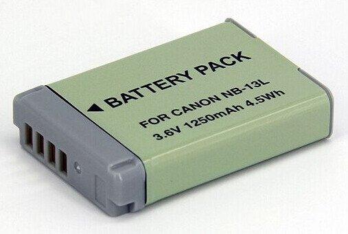 Фото Аккумуляторы, Аккумуляторы для камер CANON, Аккумуляторы для прочих цифровых камер CANON Аккумулятор NB-13L для камер CANON PowerShot G5X Mark II G7X Mark III G9X Mark II SX620  аналог на 1250 ма