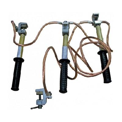 Фото Контрольно-измерительные приборы и автоматика, Клещи, тестеры, мультиметры, указатели напряжения, амперметры, вольтметры, регуляторы, сигнализаторы Заземление переносное ЗПП-1-3/3-16, ЗПП-1-3/3-25