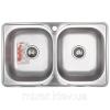 Мойка кухонная ZERIX Z7848D-08-180MD DOUBLE (micro decor) (ZS0579)