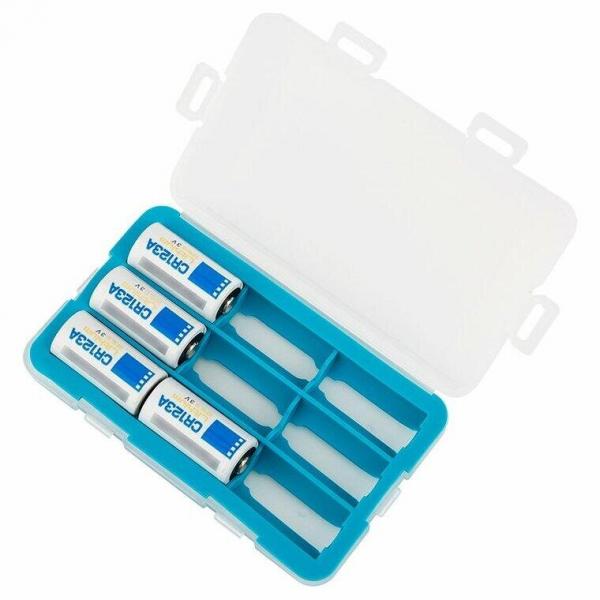 Фото Аккумуляторы, Стандартные аккумуляторы Бокс, кейс, футляр JJC BBC-9CR123 для аккумуляторов и батареи CR123, CR123A, 16340