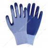 Перчатки трикотажные Sigma 9445491 L с частичным латексным покрытием манжет синие