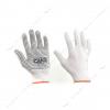 Перчатки Сила 480102 х/б с ПВХ точкой 10' бело-синие 12 пар (12 пар)