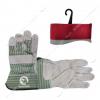 Перчатки замшевые Intertool SP-0151W из цельного материала с коттон встав. 10.5' манжет обр.ящик
