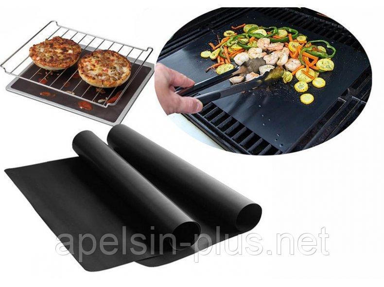 Фото  Тефлоновый многоразовый коврик для выпечки 40 см 60 см из стекловолокна ОПТ