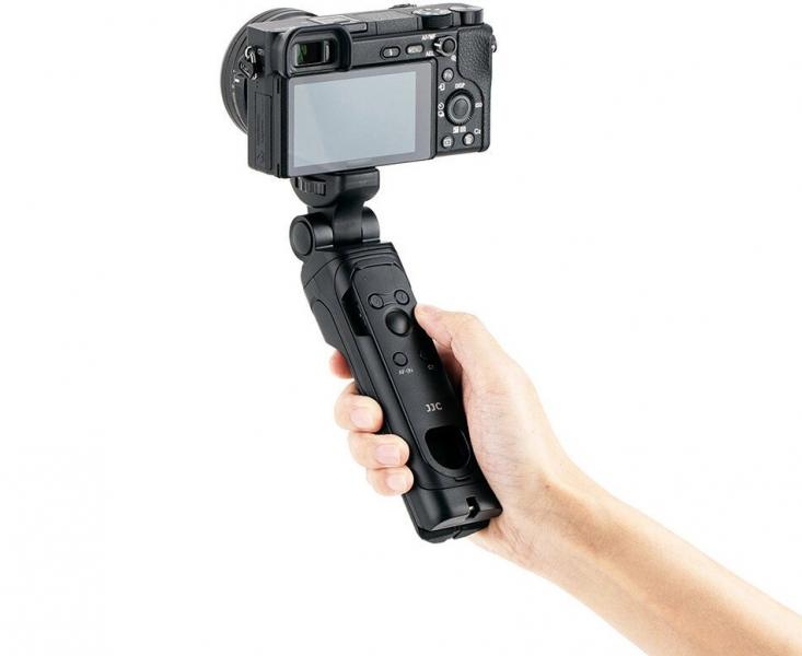 Фото Стабилизаторы для фото и видеокамер (Steadycam) Рукоятка-штатив с bluetooth пультом, кронштейн-держатель, монопод JJC TP-S1 (аналог GP-VPT2) для камер Sony